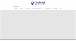 Desktop Screenshot of cloudcreek.com